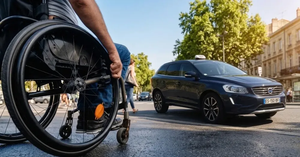 Transport malade assis à Saint-Denis